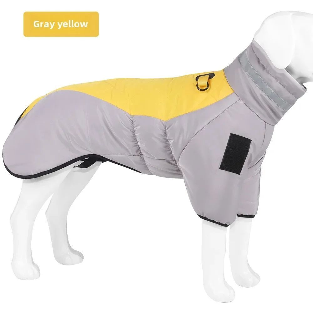 Reflective winter dog coat, view 2