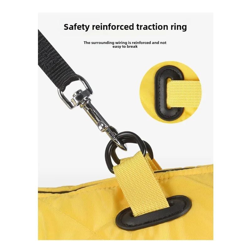 Reflective winter dog coat, view 4